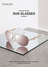 Carica l'immagine nel visualizzatore di Gallery, Pink Sunglasses Women 2022 Pilot Vintage Female Sun Gasses UV 400 White Shades Zonnebril Dames Oculos Feminino De Sol