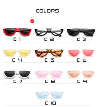 Load image into Gallery viewer, Fashion Cat Eye Style Half Rimless Frame Sunglasses Women Brand Design Gradient Sun Glasses Oculos De Sol