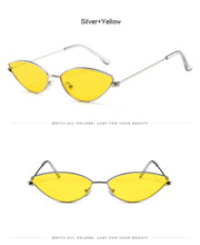 Load image into Gallery viewer, Cute Sexy Cat Eye Sunglasses Women Retro Small Black Red Pink Cateye Sun Glasses Female Vintage Shades For Women