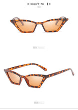 Load image into Gallery viewer, New  Cat Eye Sunglasses Women Small Vintage Brand Designer Sun Glasses Retro Yellow ladies Sunglass  Eyewear Female Shades