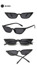 Load image into Gallery viewer, Cat Eye Sunglasses Women Luxury Brand Designer Vintage Transparent Sun Glasses Female Retro Red Black Eyewear Shades