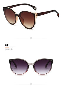 LongKeeper Sunglasses Cat Eye Women Men Sun Glasses Eyewear Eyeglasses Plastic Frame Clear Lens UV400 Shade Fashion Driving New