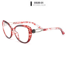 Load image into Gallery viewer, Gmei Optical Urltra-Light TR90 Big Frame Cat Eye Style Women Full Rim Optical Glasses Frames Female Plastic Myopia Eyewear M1772
