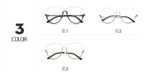 Carica l&#39;immagine nel visualizzatore di Gallery, 2022 Tendenza Occhiali Chiari Donne Lenti Trasparenti Montature da vista Superstar Unico Trasparente Oculos Semi Senza Montatura Per Occhiali Occhiali Finti 