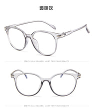 Load image into Gallery viewer, Cute Clear/Transparent/Fake Glasses Frame No Dioptric New Round Eyeglasses Women Fashion Round Eye Glasses Frame For Female