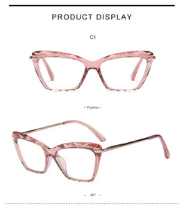 Women Metal Legs Brand Designer Eyeglasses Optical Acetate Rim Spectacles for Women Eyewear Glasses Frame Fashion Styles
