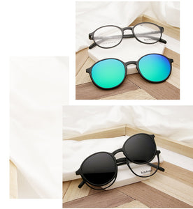 Bauhaus Brand Classic Clip On Sunglasses Men Women Magnet Eyewear Glasses Frames ultem Optical Glasses Frame