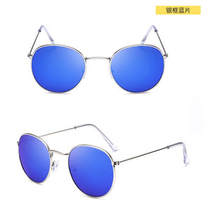 Luxury Sunglasses Women/Men Brand Designer Glasses Lady Oval Sun Glasses Small Metal Frame  Oculos De Sol Gafas