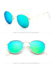 Load image into Gallery viewer, Retro oval sunglasses Women/Men  brand designer vintage small black Red Yellow  shades sun glasses Oculos De Sol
