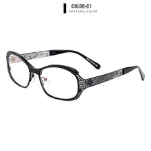 Load image into Gallery viewer, Gmei Optical Oval Ultralight TR90 &amp; Alloy Full Rim Women Optical Eyeglasses Frame For Women Myopia Presbyopia Spectacles M054