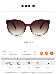 LongKeeper Sunglasses Cat Eye Women Men Sun Glasses Eyewear Eyeglasses Plastic Frame Clear Lens UV400 Shade Fashion Driving New
