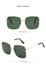 Load image into Gallery viewer, Oversized Shades Women Sunglasses Black Fashion Square Big Frame Sunglasses Female Vintage Retro Glasses Unisex Oculos Feminino