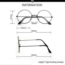 Load image into Gallery viewer, Round Plain Clear Glasses Ultra Light Metal Decoration Transparent Women Eyewear Frames Prescription Optical Spectacle Frames SL