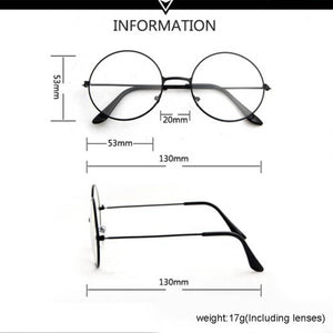 Round Plain Clear Glasses Ultra Light Metal Decoration Transparent Women Eyewear Frames Prescription Optical Spectacle Frames SL