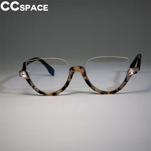 Cat Eye Glasses Frames Women Trending Styles Half Frame Designer Fashion Computer Glasses