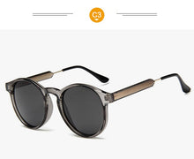 Load image into Gallery viewer, Retro Round Sunglasses Women Men Brand Design Transparent Female Sun glasses Men Oculos De Sol Feminino Lunette Soleil