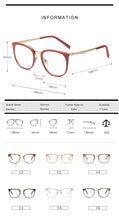 Load image into Gallery viewer, Spectacle Frame Women Eyeglasses Computer Prescription Myopia Optical For Female Eyewear Clear Lens Acetate Glasses Frame RS463