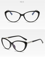Load image into Gallery viewer, Retro Cat Eye Glasses Sexy Optical Glasses Women Prescription Glasses Men Cheap Eyeglasses Frame Oculos Computer Glasses