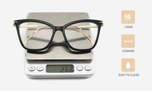 Load image into Gallery viewer, Retro Cat Eye Glasses Women&#39;s Eyeglasses Frame Luxury Brand Designer Spectacles Transparent Cat&#39;s Eye Glasses Female Eyewear
