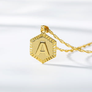 Minimalism Initial Letter Necklaces For Women Boho Jewellery Stainless Steel Alphabet Pendant Necklaces Best Friend Gifts Bff