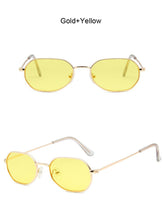 Carica l'immagine nel visualizzatore di Gallery, Small Pink Hexagon Sunglasses for Women Luxury Brand Designer Eyewear Shades Ladies Alloy Mirror Sun Glasses Female UV400