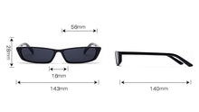 Load image into Gallery viewer, 2022 new fashion style retro classic Cat eye sunglasses women small rectangular sun glasses UV400 Oculos De Sol