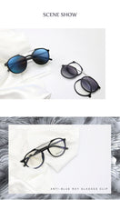 Load image into Gallery viewer, Bauhaus Magnetic Sunglasses Polarized Sunglasses Myopia glasses frame five color Optical ULTEM Eyewear