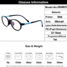 Load image into Gallery viewer, Gmei Optical Children&#39;s Eyewear Ultra-light Flexible TR90 Silica Gel Comfortable Safe Full Rim Kids Eyeglass Frames CX68012