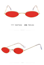 Load image into Gallery viewer, Retro Small Round Sunglasses Women Brand Designer Black Sun Glasses For Ladies Alloy Quality Sunglasses Female Oculus De Sol