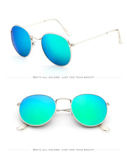 Load image into Gallery viewer, Retro oval sunglasses Women/Men  brand designer vintage small black Red Yellow  shades sun glasses Oculos De Sol