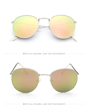 Load image into Gallery viewer, Retro oval sunglasses Women/Men  brand designer vintage small black Red Yellow  shades sun glasses Oculos De Sol