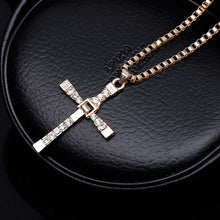 Load image into Gallery viewer, Fast and Furious  6  7 hard gas actor Dominic Toretto cross necklace pendant gift for your boyfriend