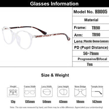Load image into Gallery viewer, Gmei Optical Voguish Round Full Rim Plastic Glasses Frame For Women&#39;s Myopia Presbyopia Reading Prescription Eyeglasses H8005