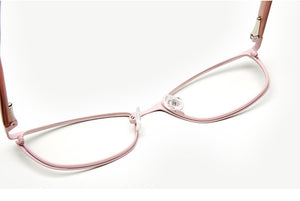 Metal Glasses Frame Women Brand Designer Female Vintage Cat Eye Prescription Eyeglasses Pink Full Myopia Optical Frames Eye