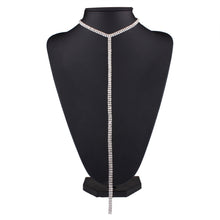 Load image into Gallery viewer, 2020 Rhinestone Choker Necklace Crystal Gem Luxury Collar Chain Necklaces Set Chunky Y Necklace Women Neck jewelry Accessories