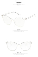 Carica l&#39;immagine nel visualizzatore di Gallery, Cat Eye glasses Frame Women Retro Black Clear Optical Glasses Frame Spectacle Gafas oculos eyewear Transparent fake glasses 2022