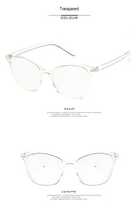 Cat Eye glasses Frame Women Retro Black Clear Optical Glasses Frame Spectacle Gafas oculos eyewear Transparent fake glasses 2022