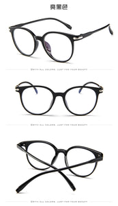 Cute Clear/Transparent/Fake Glasses Frame No Dioptric New Round Eyeglasses Women Fashion Round Eye Glasses Frame For Female