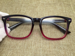 Sexy Purple Spectacle Frame Square Glasses Frame Clear Lens Myopia Nerd Black Sunglasses Fake Designer Eyeglasses Frames Women