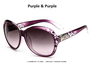 Brand Designer Sunglasses Women  Fashion Decorative Large Frame Sun Glasses Europe and  United States Retro Sunglasses