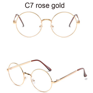 Classic Round Clear Lens Nerd Frames Women Fake Glasses Eyeglasses Frame  Vintage Circle Eyewear Transparent Oculos