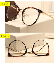 Load image into Gallery viewer, Optical Transparent Glasses Women Myopia Eyeglasses Frames Metal Spectacles Clear Lenses Women&#39;s Glasses