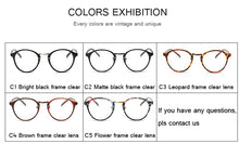 Load image into Gallery viewer, Cute Style Vintage Glasses Women Glasses Frame Round Eyeglasses Frame Optical Frame Glasses Oculos Femininos Gafas