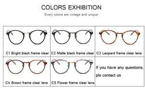 Cute Style Vintage Glasses Women Glasses Frame Round Eyeglasses Frame Optical Frame Glasses Oculos Femininos Gafas