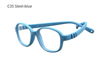 Carica l&#39;immagine nel visualizzatore di Gallery, Ralferty Ottica Occhiali Telaio Bambini Bambino Infrangibile TR90 Gel di silice Occhiali da vista con cordino Occhiali miopia Montature per occhiali K304 