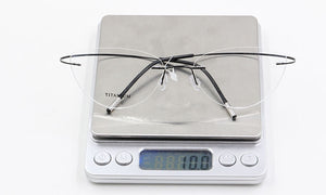Rimless Glasses Frame Women Titanium Ultralight Eyeglasses Prescription Frameless Cat Eye Eyewear Myopia Optical Frame