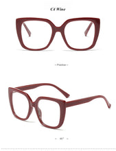 Load image into Gallery viewer, mimiyou Leopard Acetate Square Glasses Frame Women Retro Optical Eyewear Men Eyeglasses Frame Clear UV400 Brand Designer oculos