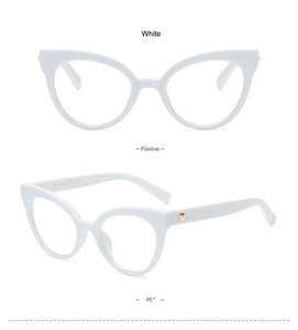 Woman Optical Eyeglasses Metal Legs and Acetate Rim Spectacles for Women Prescription Eyewear Glasses Frame Cat-Eye Style