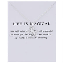 Carica l&#39;immagine nel visualizzatore di Gallery, Fashion Gold Unicorn Horse Alloy Clavicle Chain Ladies Jewelry Pendant Necklace Style