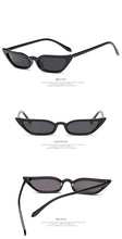 Carica l'immagine nel visualizzatore di Gallery, Small Cat Eye Sunglasses Tint Candy Colorful Female Eyewear Sun Glasses Fashion Lunettes Gafas De Sol UV400